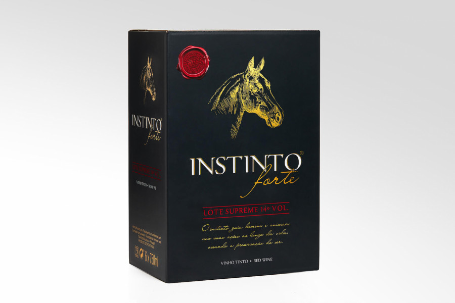 Caja para seis botellas con partición Image